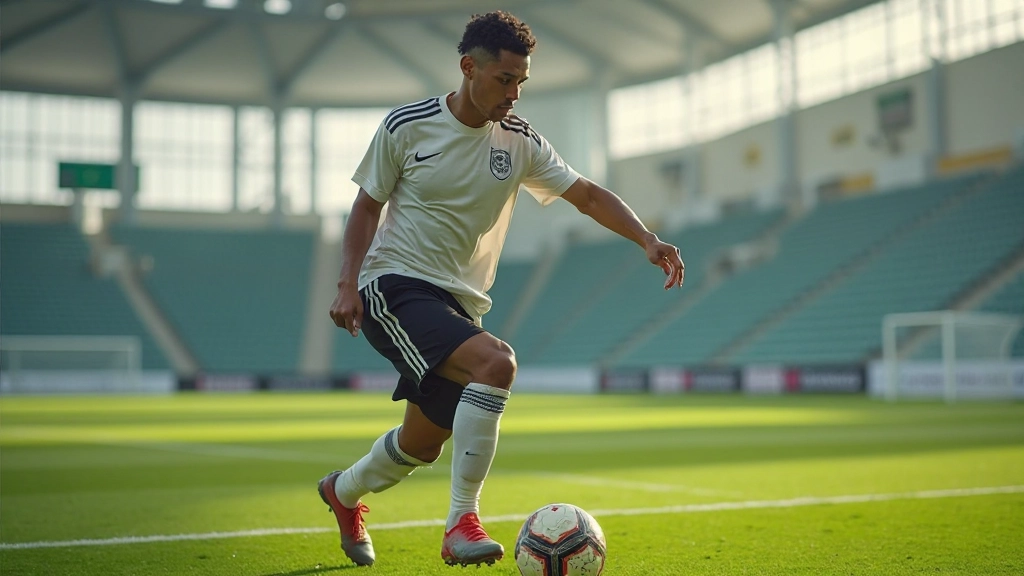 صورة توضح تمارين تطوير السرعة والرشاقة في ملعب كرة القدم